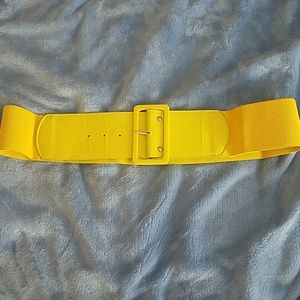 Yellow wide belt